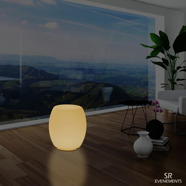 pouf tabouret lumineux sr evenements 4